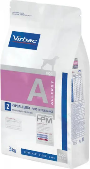 Virbac Hypoallergy 3kg Dry Dog Food Light With Fish And Pork