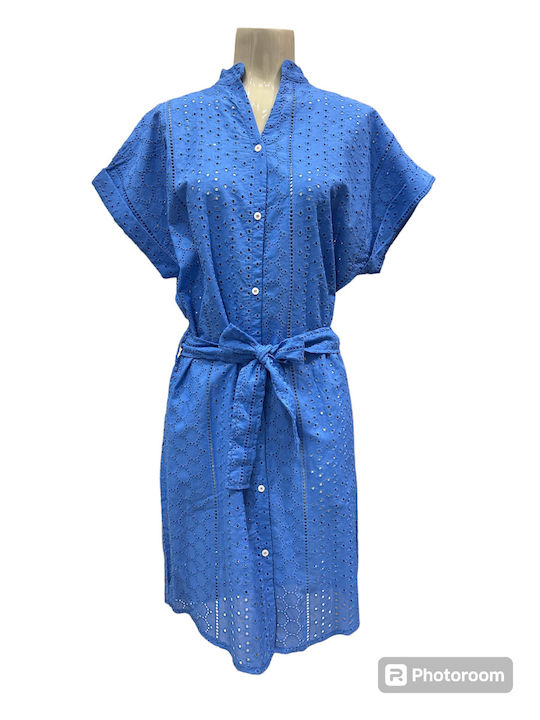 Γυναικείο Beachdress Pink Label Mini Φόρεμα Nav...