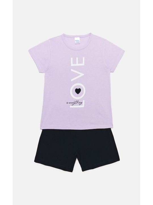 Pretty Baby Kids' Pajamas Summer Lilac - Marine
