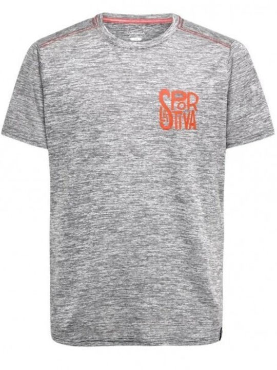 La Sportiva Sportliches T-Shirt Carbon/cherry T...