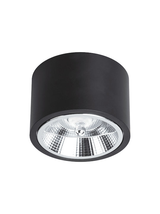 Eko Light Einzel Spot mit Fassung null in Schwarz Farbe