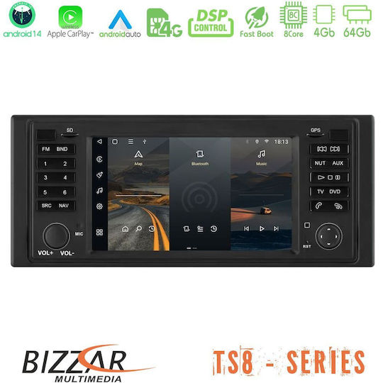 Bizzar Ηχοσύστημα Αυτοκινήτου για BMW X5 / X5 (E53) / E39 Land Rover Range Rover 2002 – 2005 (Bluetooth/USB/WiFi/GPS/Apple-Carplay/Android-Auto) με Οθόνη Αφής 7"