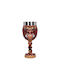 Nemesis Now Glass Cocktail/Drinking made of Stainless Steel in Red Color Goblet
