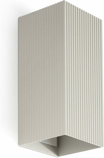 Faro Barcelona Lamp Wall with Socket GU10 Gray 8x15.5cm