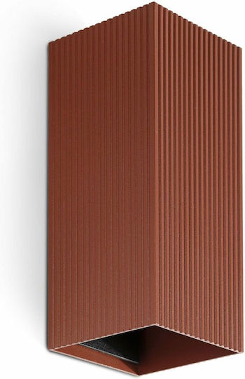 Faro Barcelona Lamp Wall with Socket GU10 Orange 8x15.5cm