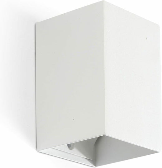 Faro Barcelona Lamp Wall with Socket GU10 White 8x10cm