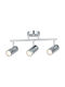 Opviq Oktano Dreifach Spot mit Fassung GU10 in Gray Farbe