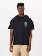 Wave T-shirt Μαυρο