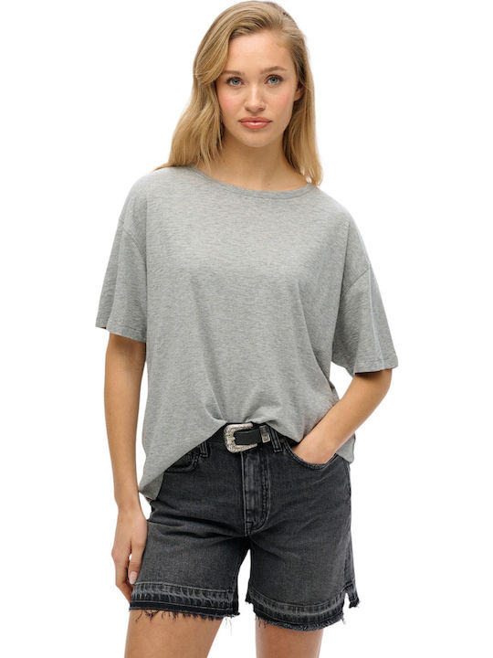 Superdry Γυναικείο T-shirt Grey