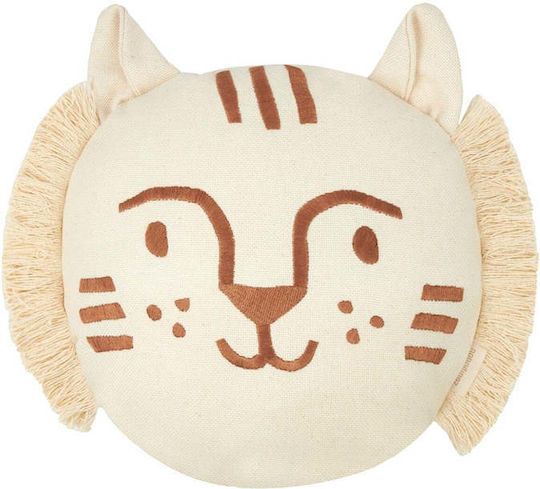 Landscape Μαξιλάρι Tiger Face Brown Natural 35x30x10