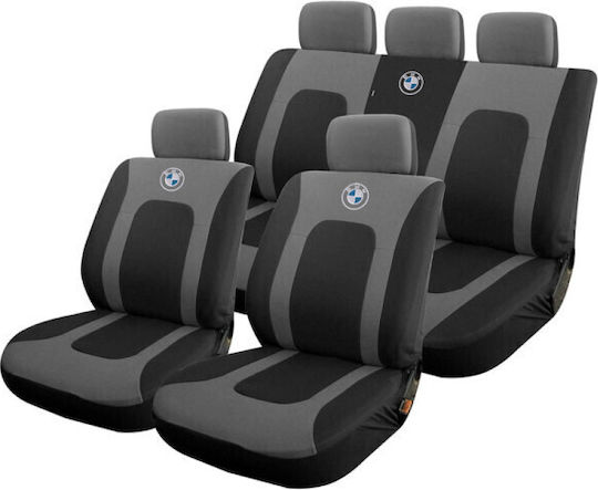 Takeposition Car Cover Set 9pcs Polyester Black