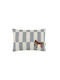 Vibes Rechteckiges Kissen Blaue Fliesen Pferd 33x22 S