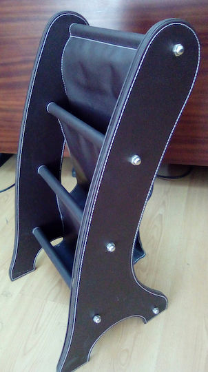 Etoile Zeitschriftenständer Künstliches Leder Blau 31cm 1Stück