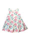 Kinderkleid Ärmellos Blumen White