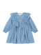 Kinderkleid Langärmelig Blue