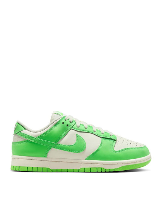 Dunk Low Damen Sneakers Sail / Green Strike