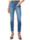 Talie înaltă Blugi de damă cu croială skinny Navy