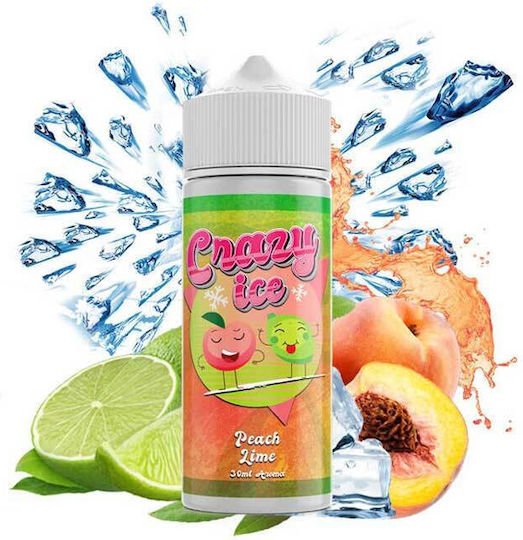 Steam City Flavor Shot Crazy Ice 20ml/120ml 1τμχ Crazy Ice Peach Lime