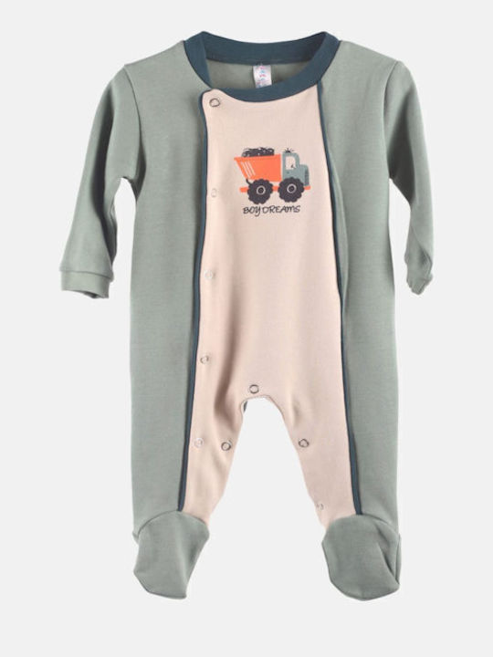 Dreams by Joyce Boy Baby-Strampler Khaki