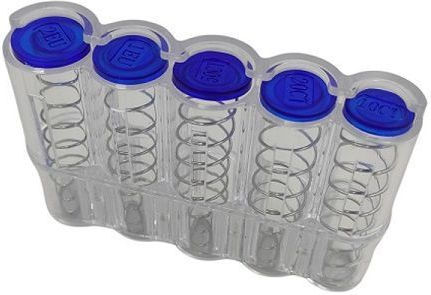 Plastik Münzhalter Tragbar mit 5 Münzbox-Fächern