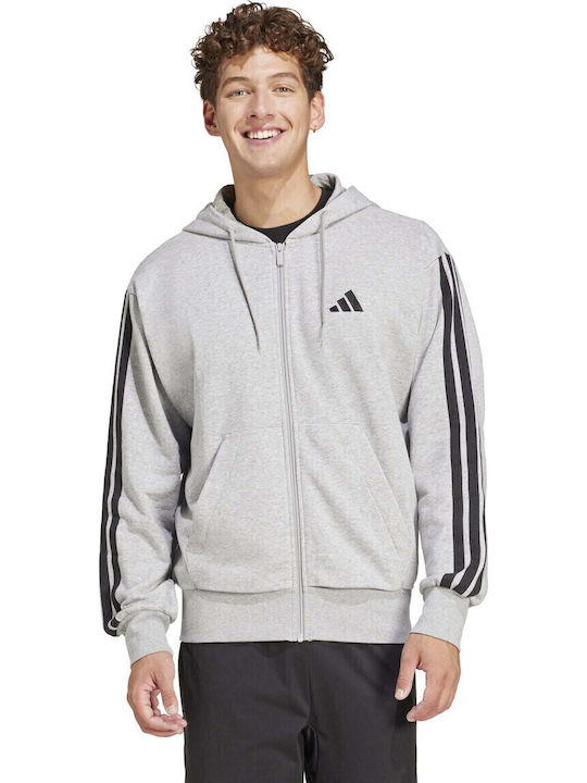 adidas 3 Stripes Gri cu Glugă