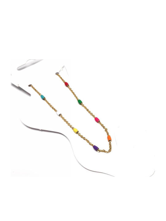 Isay Collection Vergoldetes Fußarmband aus Edel...