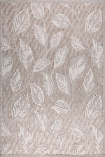 Beauty Home 9974 Χαλί Ορθογώνιο Καλοκαιρινό Ψάθινο Μπεζ 133x190cm