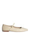 Damen Ballerinas Beige
