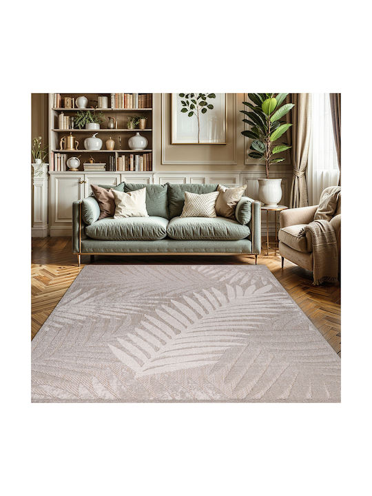 Beauty Home Sahara Art 9972 Modern Wicker Bedroom Rugs Set Beige 9972-ΣΕΤ 3pcs