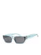 Prive Revaux Low Key Unisex Sunglasses with Plastic Frame Ocean Blue