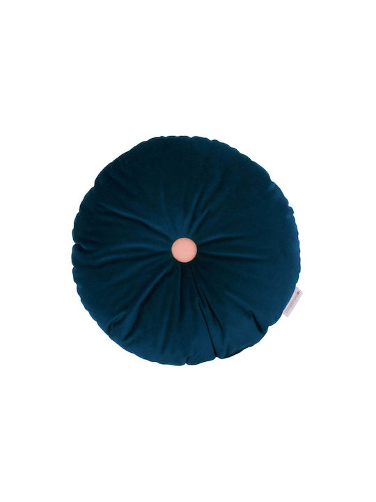Nobodinoz Sofa Cushion from Velvet Night Blue 35x35cm.
