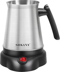 Sokany Ηλεκτρικό Μπρίκι 600W με Χωρητικότητα 800ml Inox Sokany Ηλεκτρικό Μπρίκι 600W με Χωρητικότητα 800ml Inox
