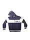 Kids' Casual Jacket with Hood Navy Blue