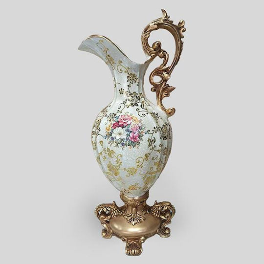 Διακοσμητικό Βάζο Porzellan Gold 21x18x51.5cm 1Stück
