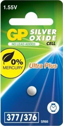 Genius Pack 377f Μπαταρία Silver Oxide Ρολογιών SR66 1.55V 1τμχ