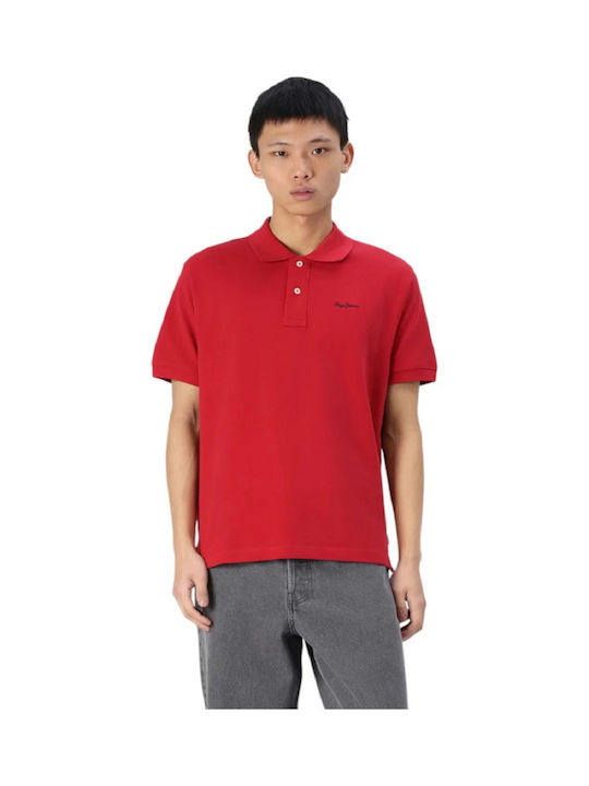 Pepe Jeans Polo T-Shirt Red