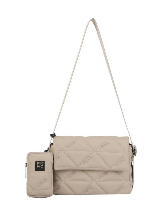 FRNC Geantă de damă Crossbody Bej 4135BG | Skroutz Romania