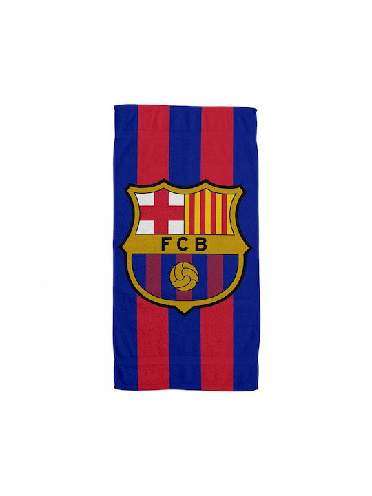 F.C. Barcelona Покривка за фитнес Зала Микрофибър Многоцветна 70x140см