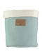 Nobodinoz Декоративна кошница Текстил Blue 19x16бр