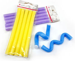 Spiral Hair Curlers 5pcs 15cm Colored