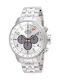 Invicta S1 Rally Ανδρικό Ρολόι 48mm Μπαταρίας με Ασημί Μεταλλικό Μπρασελέ