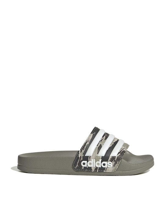 adidas Kinder Badeschlappen Grün Adilette Shower adidas Kinder Badeschlappen Grün Adilette Shower