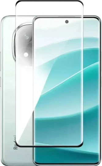 Tempered Glass Μαύρο (Redmi Note 14 Pro 5G / 14 Pro+ / Poco X7)