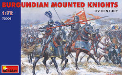 Miniart Modellfiguren Burgundische Berittene Ritter 1:72 72006