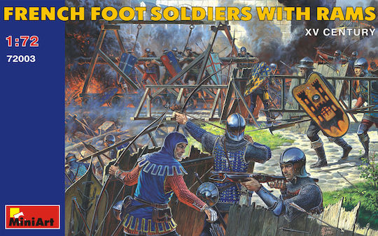 Miniart Φιγούρες Μοντελισμού French Foot Soldiers Rams 1:72 72003