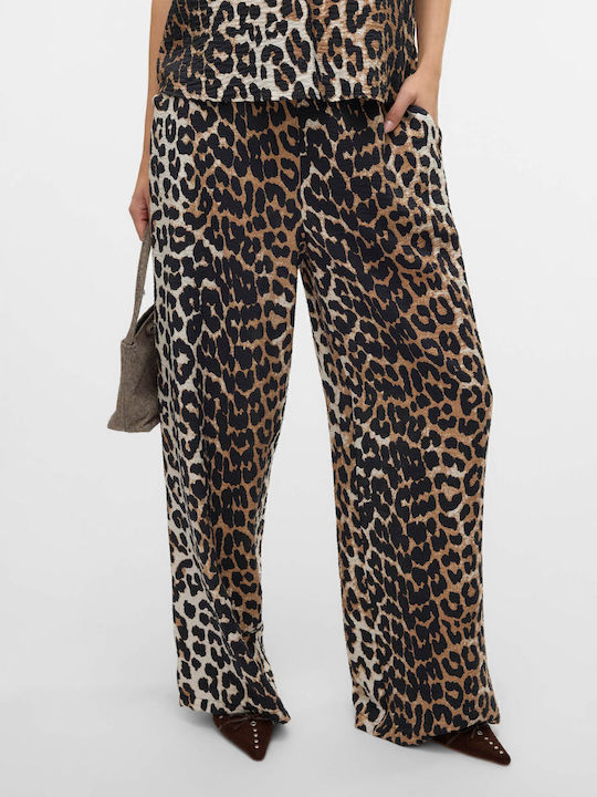 Vero Moda Josie Damen Hoch tailliert Stoff Hose...