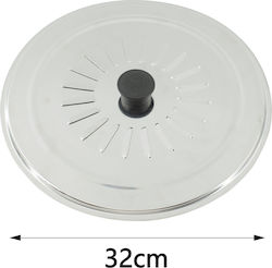 Tpster Capac pentru oală din oțel inoxidabil 32cm 14305