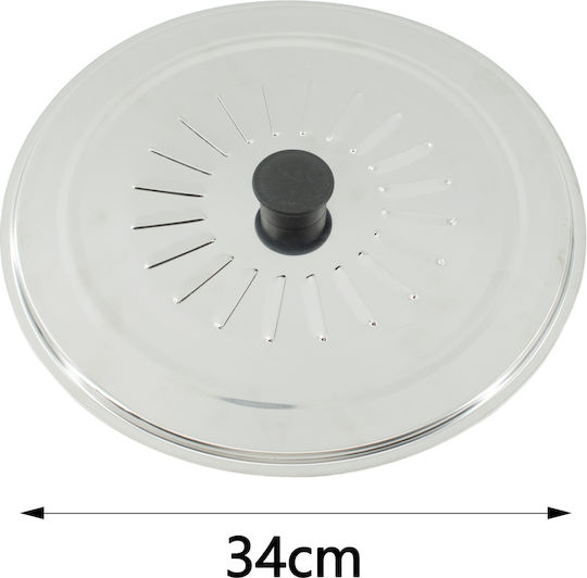 Tpster Deckel für Topf aus rostfreiem Stahl 34cm 14306