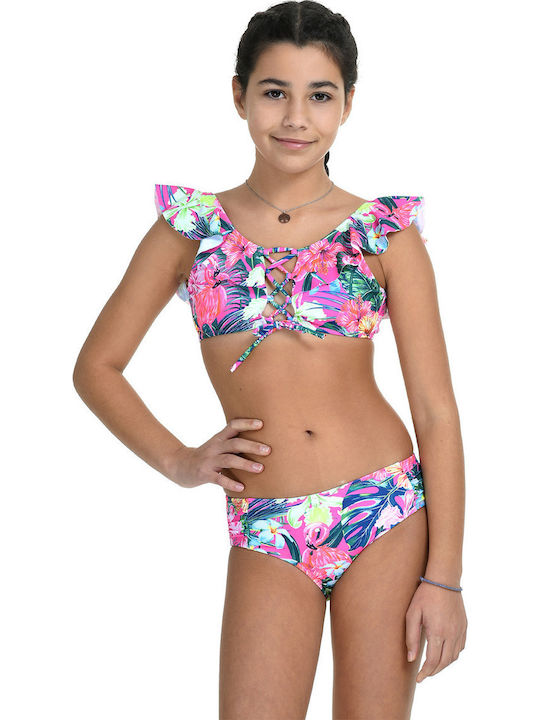 MiandMi Costum de baie pentru copii Bikini Roz