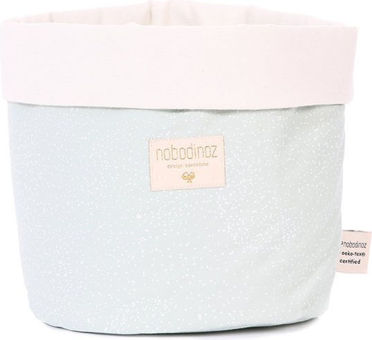 Coș Mediu Panda White Bubble Aqua Nobodinoz